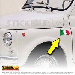Kit di adesivi tricolore italia bandiera italiana auto moto barca casco bici T9