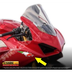 Kit di adesivi tricolore italia bandiera italiana auto moto barca casco bici T9