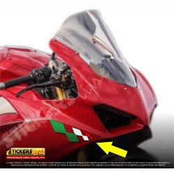 kit di adesivi per auto moto scooter casco tricolore italia bandiera italiana