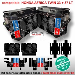 Adesivi compatibili valigie Honda Africa Twin CRF 1100 - Mod: V-adv