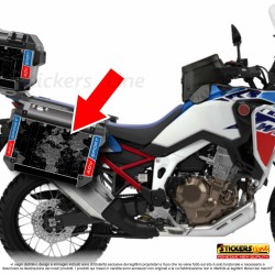 Adesivi compatibili valigie Honda Africa Twin CRF 1100 - Mod: V-adv