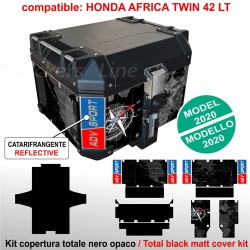 Adesivi compatibili Top Case Honda Africa Twin CRF 1100 - bauletto Mod: T-adv