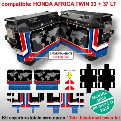 Adesivi compatibili valigie Honda Africa Twin CRF 1100 - Mod: V-ad.sp