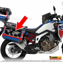 Adesivi compatibili valigie Honda Africa Twin CRF 1100 - Mod: V-ad.sp