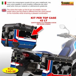 Adesivi compatibili Top Case Honda Africa Twin CRF 1100 - bauletto Mod: T-ad.sp