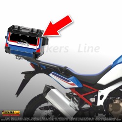 Adesivi compatibili Top Case Honda Africa Twin CRF 1100 - bauletto Mod: T-ad.sp