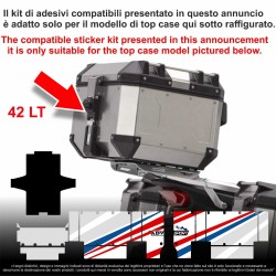Adesivi compatibili Top Case Honda Africa Twin CRF 1100 - bauletto Mod: T-af.tw