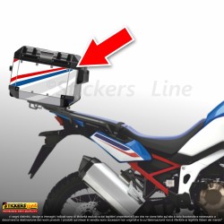 Adesivi compatibili Top Case Honda Africa Twin CRF 1100 - bauletto Mod: T-af.tw