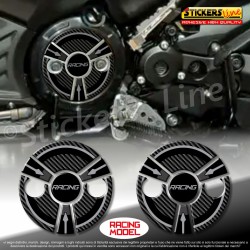 2 Adesivi per carter Tmax 500 - 530 RESINATI adesivo diapason variatore