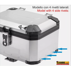 Adesivi Top Case 58 LT MYTECH Model X compatibili BMW KTM Ducati Honda Guzzi T1
