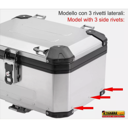 Adesivi Top Case 58 LT MYTECH Model X compatibili BMW KTM Ducati Honda Guzzi T2
