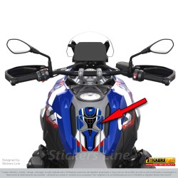 Adesivo paraserbatoio compatibile con BMW R1300 GS 2024 Style Trophy B-82