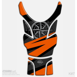 Adesivo paraserbatoio compatibile per KTM 1290 R Super Adventure 2021 / 2024 K7