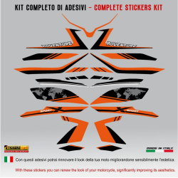 Kit di adesivi compatibili per carena moto Benelli TRK 502 X - 502X - M.5