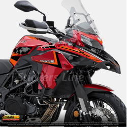 Kit di adesivi compatibili per carena moto Benelli TRK 502 X - 502X - M.5