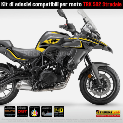 Kit di adesivi compatibili per carena moto Benelli TRK 502 STRADALE - M.7
