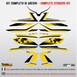 Kit di adesivi compatibili per carena moto Benelli TRK 502 STRADALE - M.7