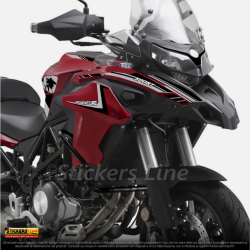 Kit di adesivi compatibili per carena moto Benelli TRK 502 STRADALE - M.8