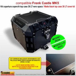 Adesivo coperchio Top Case bauletto Frenk Castle 38 LT MK5 per BMW R1300 GS Adventure