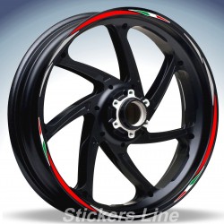 Adesivi ruote moto strisce cerchi HONDA CBF 600 Racing4 sitckers wheel CBF600