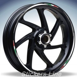 Adesivi ruote moto strisce cerchi HONDA NC 700 X Racing 4 sitckers wheel NC700X