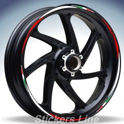 Adesivi ruote moto strisce cerchi HONDA HORNET 600 Racing 4 sitckers wheel