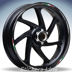 Adesivi ruote moto strisce cerchi SUZUKI GSX 1250 FA Racing 4 sitckers wheel