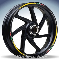 Adesivi ruote moto strisce cerchi SUZUKI GLADIUS Racing 4 sitckers wheel GLADIUS