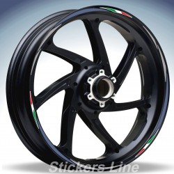 Adesivi ruote moto strisce cerchi YAMAHA FAZER 600 800 1000 stickers wheel Rac.4