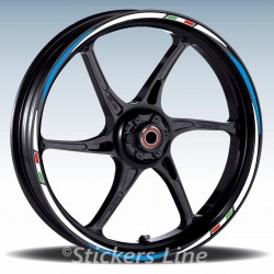 Adesivi ruote moto strisce cerchi per SUZUKI GSX-R 600 GSXR600 Racing 3 wheel
