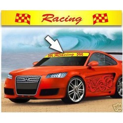 Adesivi FASCIA PARASOLE per auto tuning Mod. RACING