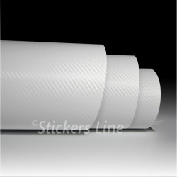 Pellicola carbonio bianco EASY 3d adesivo car wrapping auto moto