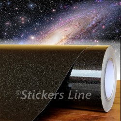 Pellicola nero lucido brillantinato APA adesivo cast car wrapping auto moto