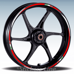 Adesivi ruote moto strisce cerchi SUZUKI GSX-R 125 GSXR125 GSXR 125 Racing 3