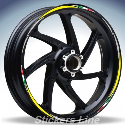 Adesivi ruote moto strisce cerchi YAMAHA FZ6 - Racing 4 - FZ 6 wheel stickers
