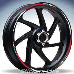 Adesivi ruote moto strisce cerchi YAMAHA FZ6 - Racing 4 - FZ 6 wheel stickers
