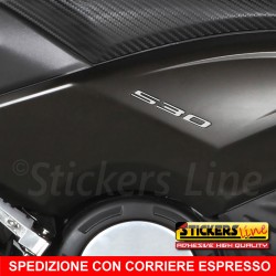 2 adesivi DIAPASON per tmax 500 tmax 530 t max adesivi carter variatore stickers