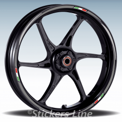 Adesivi ruote moto strisce cerchi Yamaha TDM 850 - 900 fino al 2014 (18+17 P.)R3