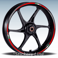 Adesivi ruote moto strisce cerchi Triumph TIGER 1200 XCA (19+17 P.) Rac. 3