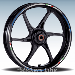 Adesivi cerchi scooter Kymco AK 550 cc strisce ruote AK550 Racing 3