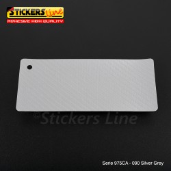 Pellicola adesiva Oracal grigio serie 975CA cod. 090 cm 152x10 mt adesivo cast film Silver Grey Carbon car wrapping auto moto