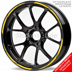 Adesivi cerchi moto SUZUKI V-STROM 250 strisce ruote stickers R5