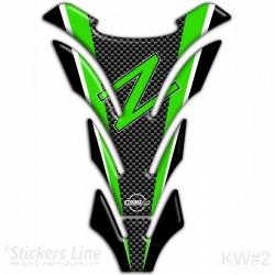 Paraserbatoio resinato compatibile Kawasaki Z50 Z1000 Z 750 1000 thank pad KW-2