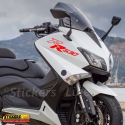 2 adesivi RR scudo anteriore per TMAX 530 2012-2019 scritte adesive tmax RR530