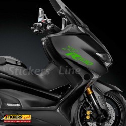 2 adesivi RR scudo anteriore per TMAX 530 2012-2019 scritte adesive tmax RR530