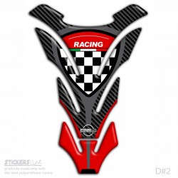 Adesivo Paraserbatoio compatibile per Ducati corse motor sport thank pad D-2