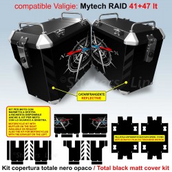 Adesivi valigie MYTECH Raid compatibili BMW KTM Ducati Honda Guzzi triumph V1