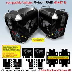 Adesivi valigie MYTECH Raid compatibili BMW KTM Ducati Honda Guzzi triumph V2