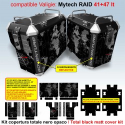 Adesivi valigie MYTECH Raid compatibili BMW KTM Ducati Honda Guzzi mod. Adv