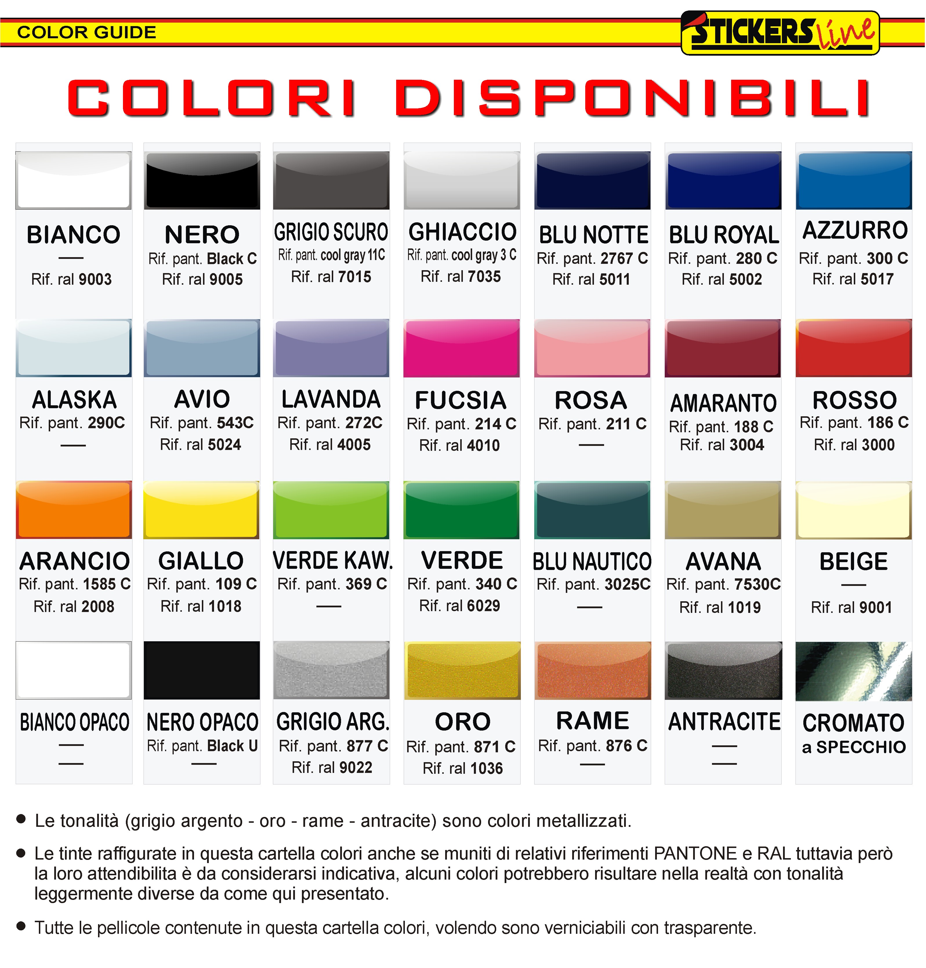 pantone colori Pantone colori